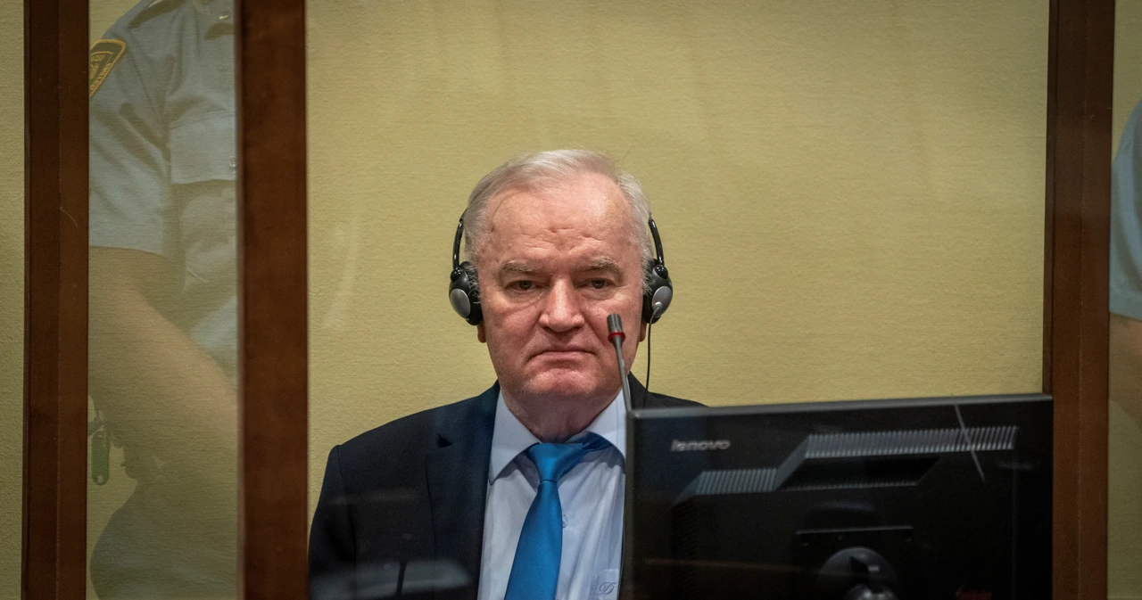 Ratko Mladić sluša pravomoćnu presudu