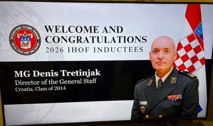 General-bojnik Denis Tretinjak primljen u Međunarodnu kuću slavnih