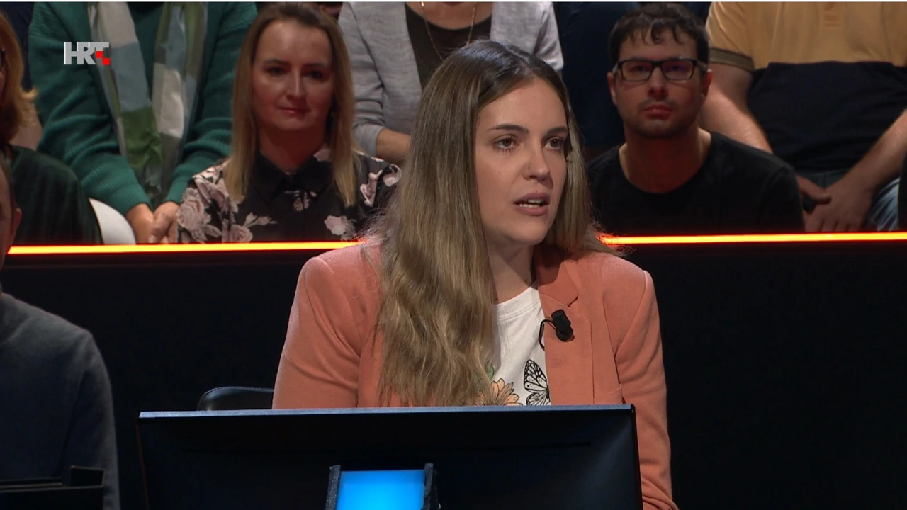 Maja Petrić, Foto: Tko želi biti milijunaš?/HRT