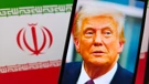 Iranska zastava i Donald Trump