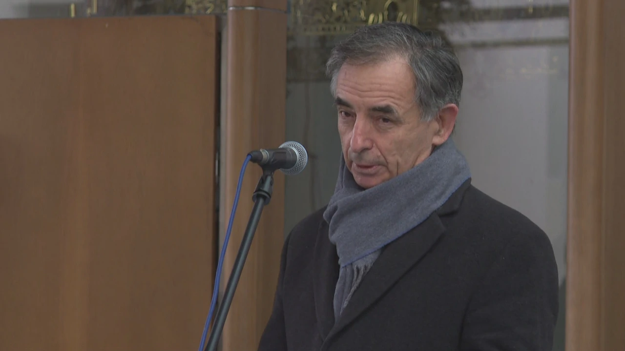 Milorad Pupovac na prijmu SNV-a, Foto: HTV/HRT