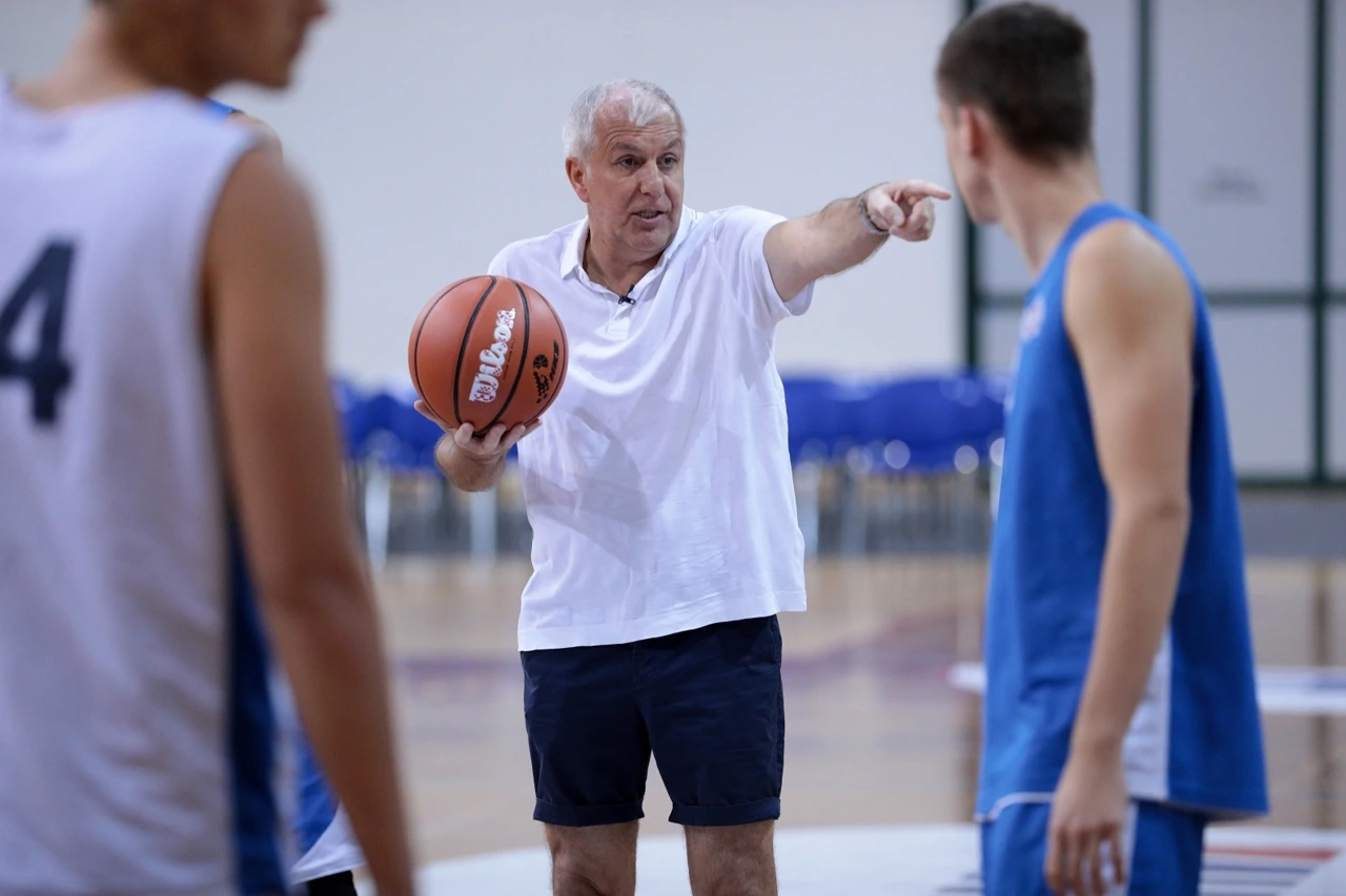 Željko Obradović, trener Partizana, Foto: Nel Pavletic/PIXSELL