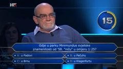 Đuro Miljević, Foto: Tko želi biti milijunaš?/kviz