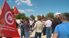 Prosvjed ispred Ministarstva pomorstva, prometa i infrastrukture, Foto: HTV/HRT