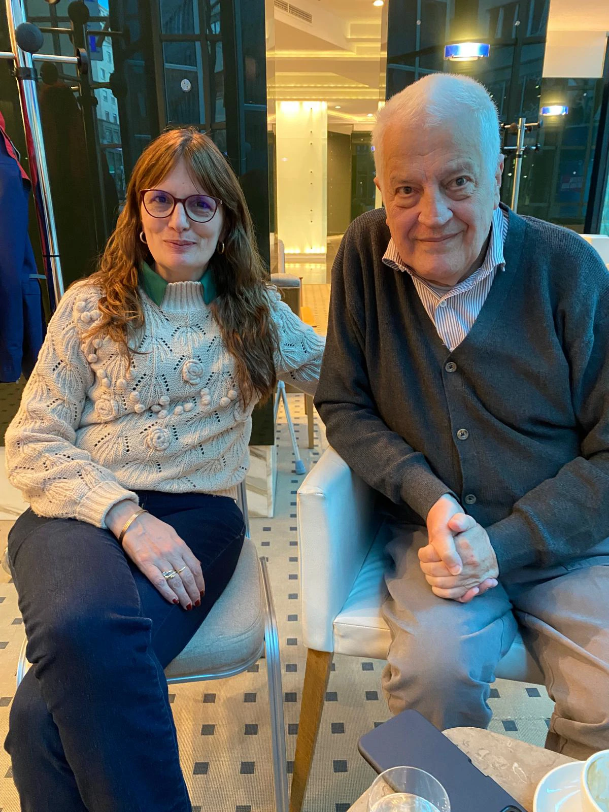 Adriana Smaijć y Joza Vrljičak, Foto: David Rey / La Voz de Croacia//