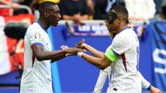 Randal Kolo Muani i Kylian Mbappe