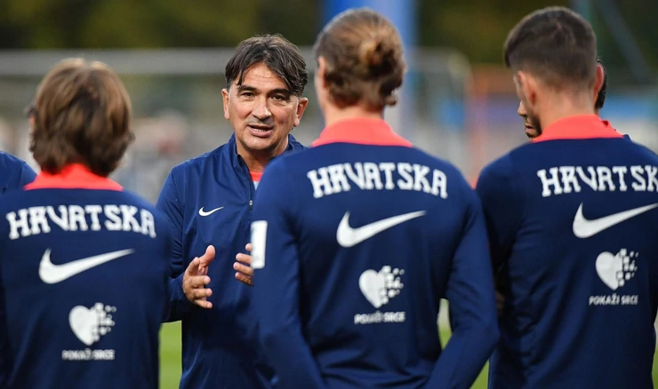 Zlatko Dalić na treningu