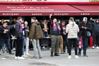 Navijači Hajduka u Dortmundu, Foto: Goran Stanzl/PIXSELL