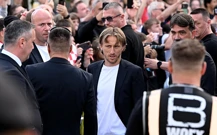 Modrić i Dalić na dočeku u Neuruppinu, Foto: Marko Lukunić/PIXSELL