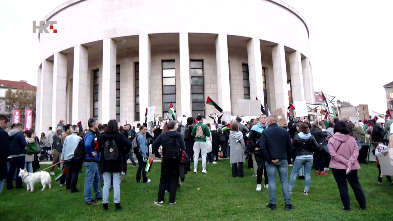 Skup solidarnosti s Palestinom, Foto: Dnevnik /HRT
