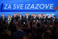 Slavlje izborne pobjede u stožeru HDZ-a, Foto: Igor Soban/Pixsell