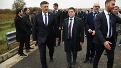 Ministar Oleg Butković i premijer Andrej Plenković