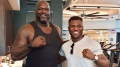 Francis Ngannou i Shaq O'Neal