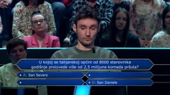 Tomislav Jogun, Foto: Tko želi biti milijunaš?/HRT