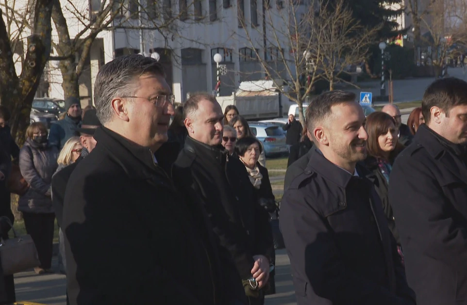 Premijer Plenković u Novskoj, Foto: HRT/HTV