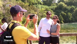 Turisti u NP Krka