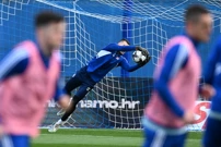 Zagrijavanje uoči Dinamo - Rijeka, Foto: Marko Lukunic/PIXSELL