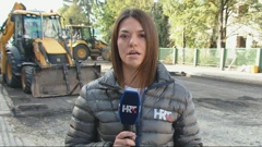 Puknuće vodovodne cijevi na Trešnjevci