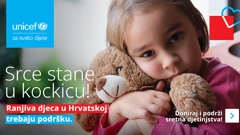  UNICEF pokrenuo kampanju za podršku najranjivijoj djeci u Hrvatskoj