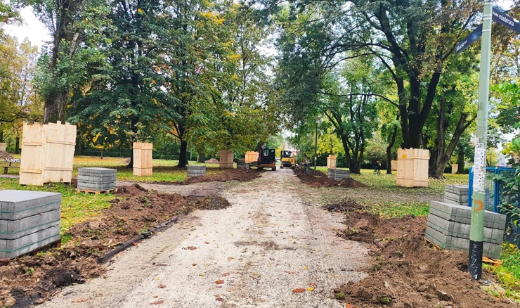 Radovi u Parku mladenaca