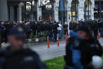 Hrvatski navijači u Podgorici, Foto: Tom Dubravec/CROPIX