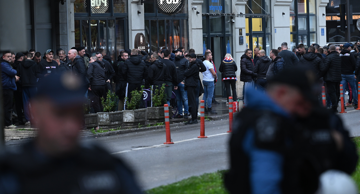 Hrvatski navijači u Podgorici