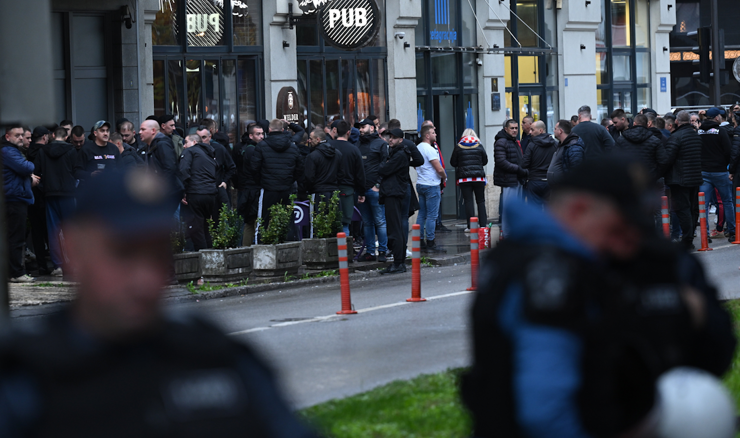 Hrvatski navijači u Podgorici