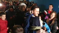 Kristijan Lovrić s navijačima