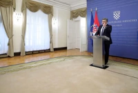 Konferencija za medije premijera Plenkovića, Foto: Sanjin Strukic/PIXSELL