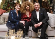 Zorica Kondža, Anđa Marić i Duško Ćurlić, Foto: Božić velikih želja/HRT