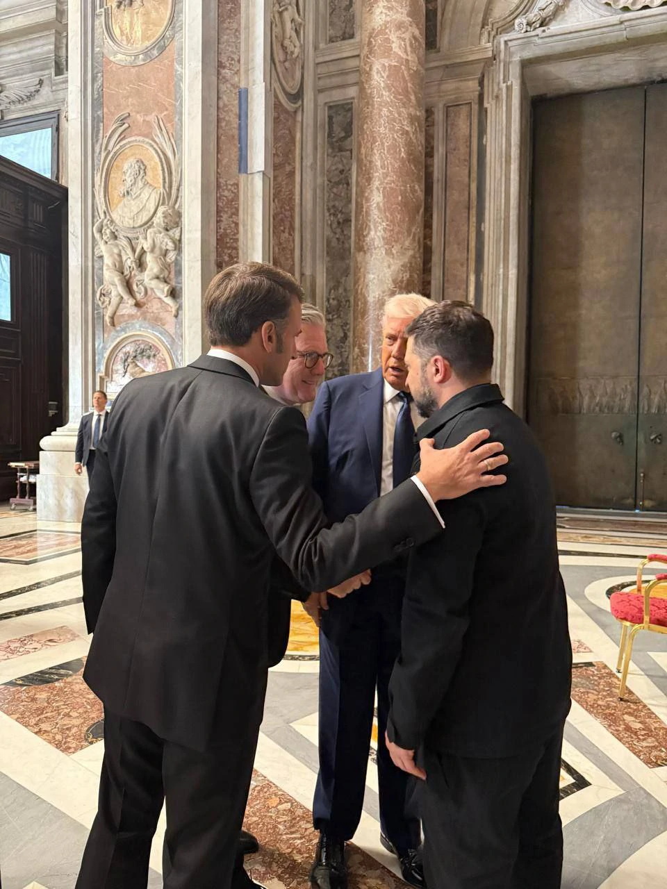 Donald Trump, Volodimir Zelenski, Emmanuel Macron, Keir Starmer, Foto: Ured predsjednika Ukrajine/HRT