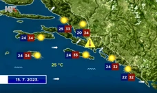 Vremenska prognoza, Foto: HTV/HRT