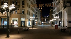 Prazne ulice Hamburga