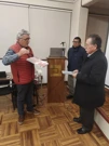 Dr. Nenad Lipovac y Ramiro Muñoz, presidente del Colegio de Arquitectos / dr. Nenad Lipovac i Ramiro Muñoz, predsjednik Komore arhitekata, Foto: Comunidad Croata de La Paz / Hrvatska zajednica u La Pazu//