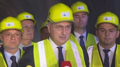 Andrej Plenković u obilasku druge cijevi tunela Učka