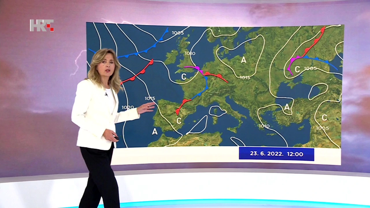 Dunja Plačko-Vršnak, dipl. ing, DHMZ, meteo.hr, Foto: Vrijeme/HRT