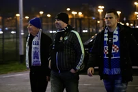 Dolazak navijača na utakmicu Dinamo - PAOK , Foto: Damir Krajac  /CROPIX