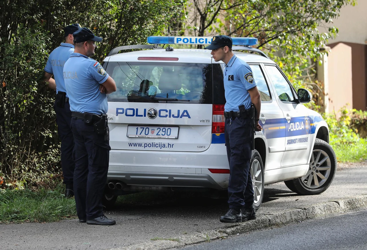 Policijski očevid u Oroslavju, Foto: Jurica Galoić/PIXSELL