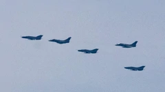Zajednički letovi hrvatskih MiG-ova 21 i francuskih Rafalea u Hrvatskoj