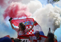 Hrvatski navijači ispred stadiona prije utakmice, Foto: Carlos Osorio/REUTERS