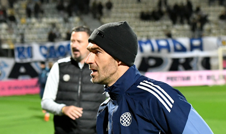 Marko Livaja se zagrijava na Rujevici