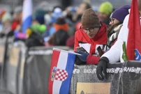 Hrvatski navijači u Kranjskoj Gori, Foto: Igor Soban/PIXSELL