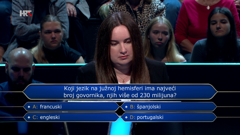 Josipa Palajsa, Foto: Tko želi biti milijunaš?/HRT