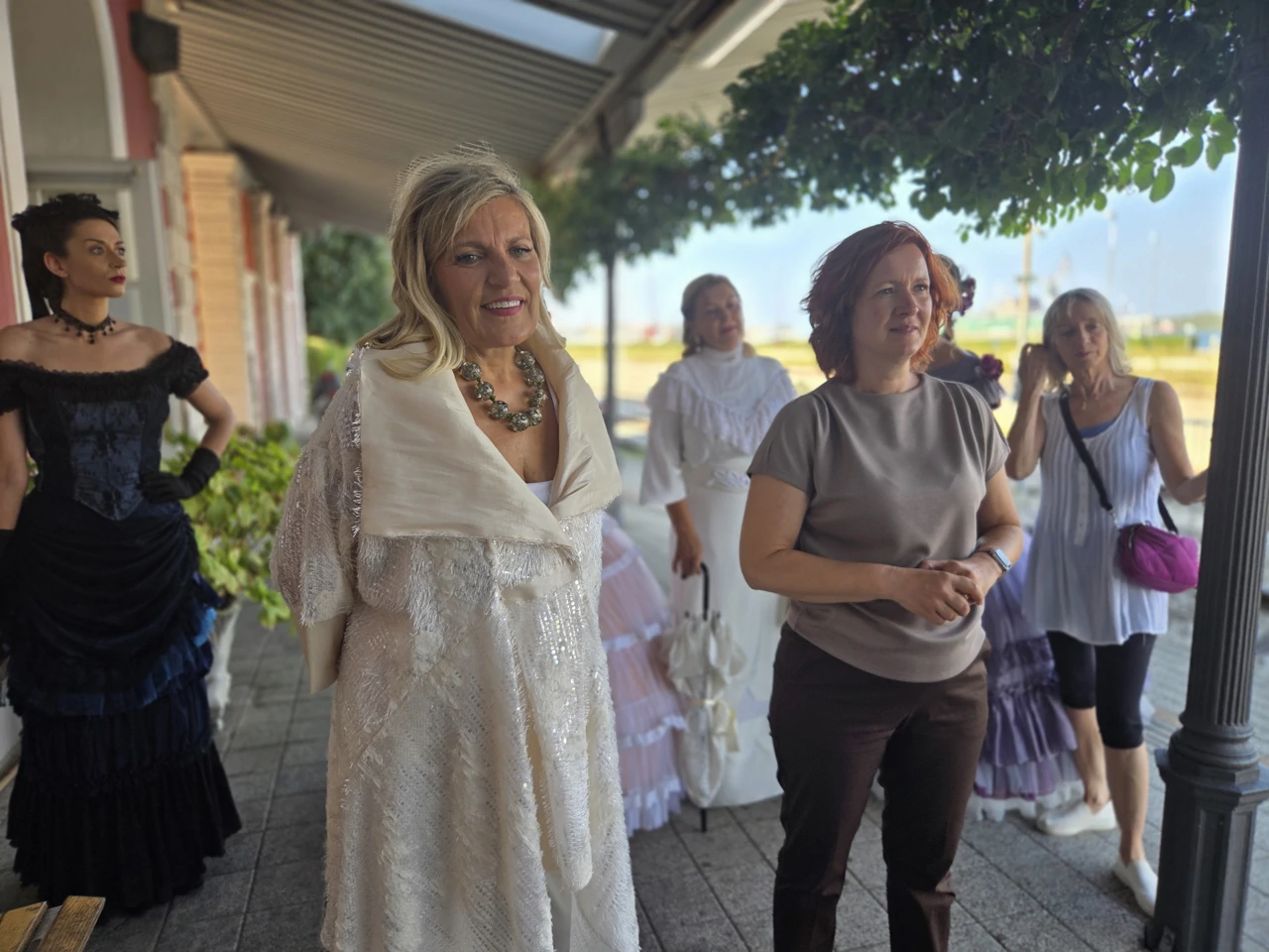 Autorica i organizatorica manifestacije Ivna Bevanda-Strah i Direktorica Turističke zajednice Grada Pule Sanja Cinkopan Korotaj, Foto: Mauro Giorgi/HRT