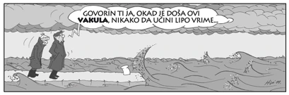 meteokarikatura, Foto: Edo Šegvić/HRT