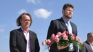 Predsjednik Gradskog vijeća Valter Boljunčić i pulski gradonačelnik Peđa Grbin