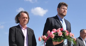Predsjednik Gradskog vijeća Valter Boljunčić i pulski gradonačelnik Peđa Grbin