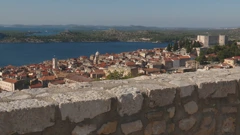 Pogled s tvrđave na Šibenik
