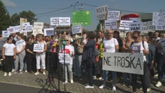 Prosvjed zbog troske u Sisku