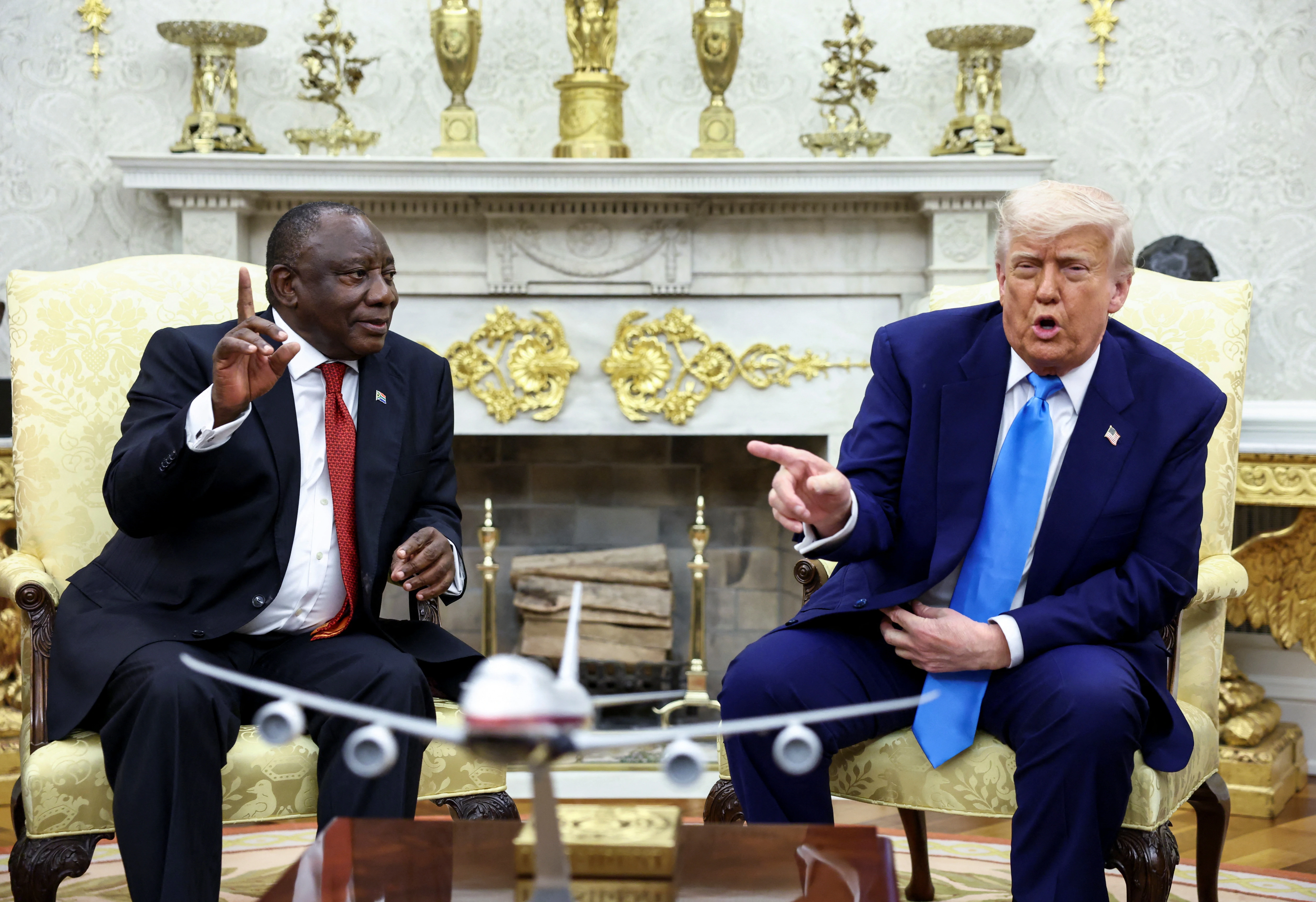 Cyril Ramaphosa i Donald Trump